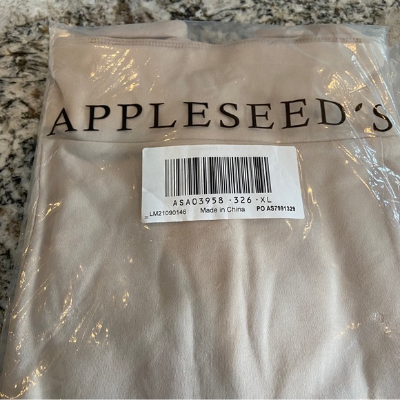 Appleseed's Everyday Knit Long Skirt Light Taupe XL New - Picture 6 of 7